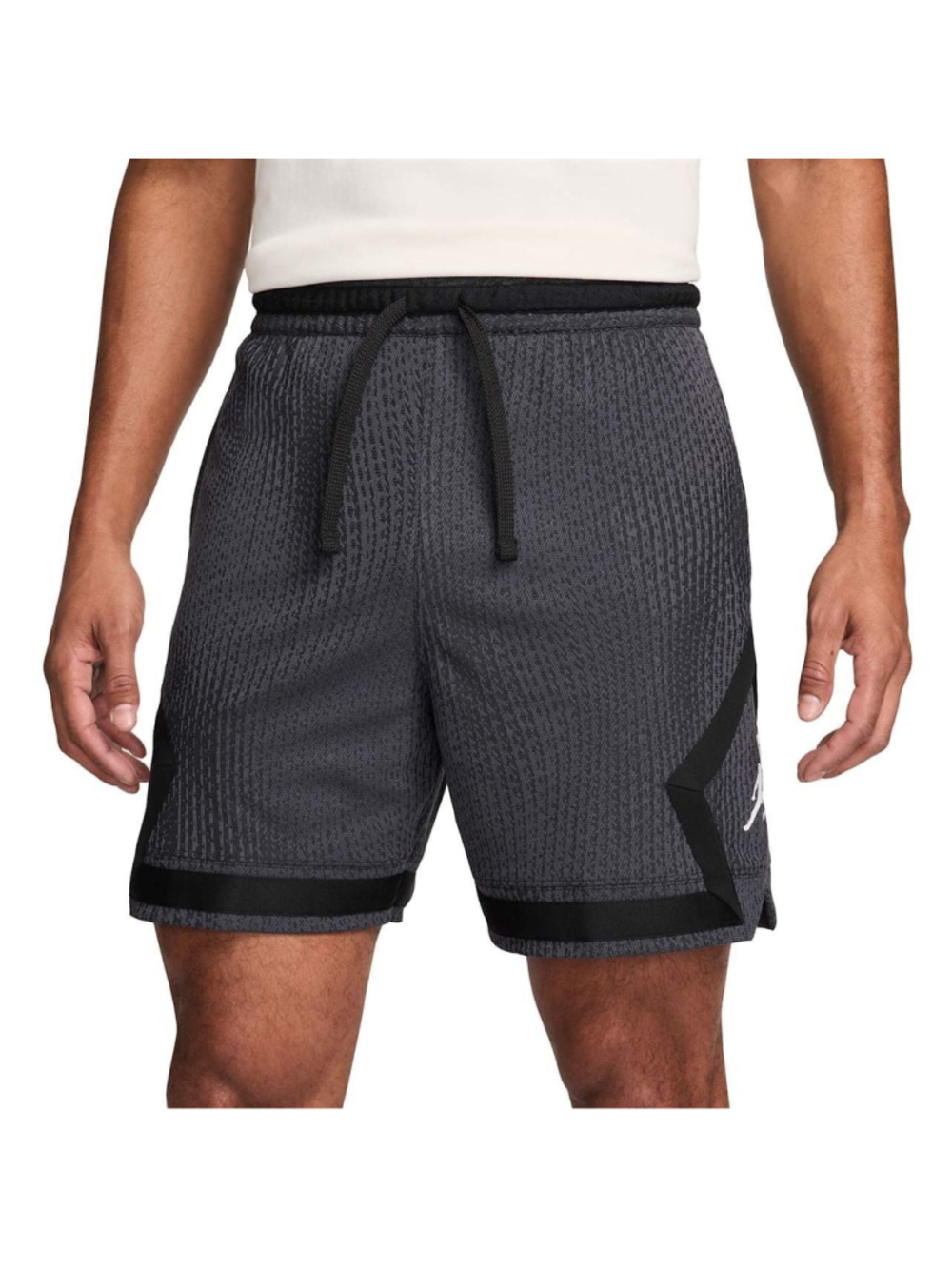 Nike Jordan Sports Dri-Fit ADV Diamond Shorts Black/Grey Men’s Sz S FN5867 022